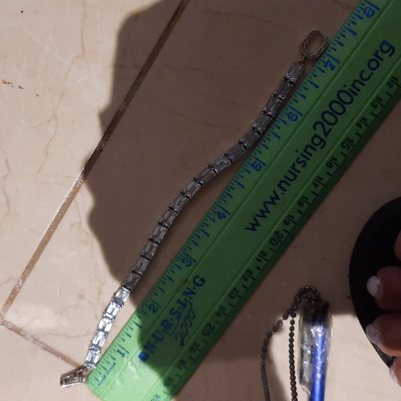 NIB AUTHENTIC GENUINE SOLID STERLING SILVER BLUE TOPAZ NOV BIRTHSTONE BRACELET - Picture 5 of 12